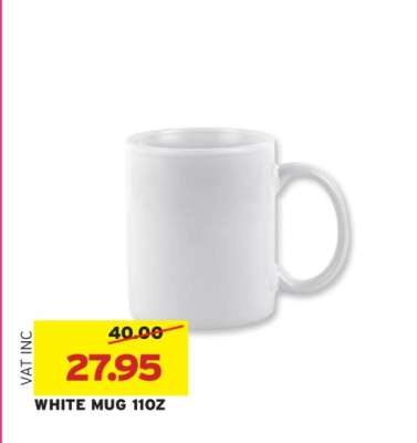 WHITE MUG 11OZ