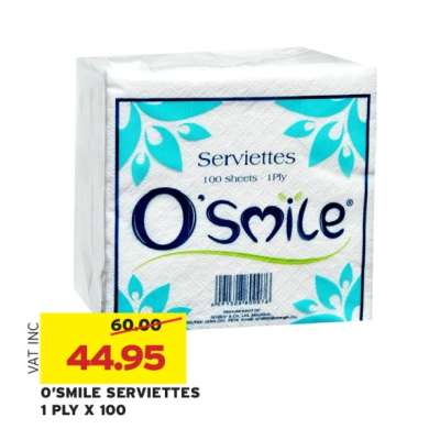 O'SMILE SERVIETTES