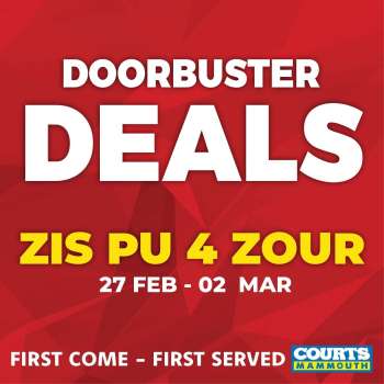 thumbnail - Catalogue Courts Mammouth - Doorbuster Deals