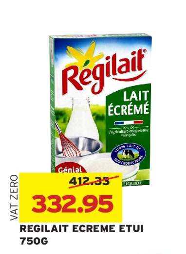 REGILAIT ECREME ETUI 750G