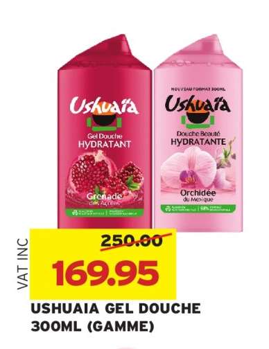 USHUAIA GEL DOUCHE 300ML (GAMME)