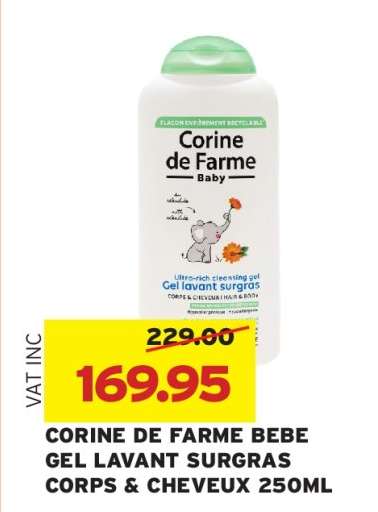 CORINE DE FARME BEBE GEL LAVANT SURGRAS CORPS & CHEVEUX 250ML