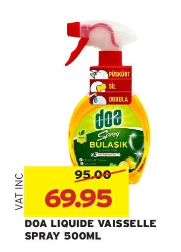 DOA LIQUIDE VAISSELLE SPRAY 500ML