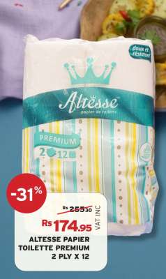 ALTESSE PAPIER TOILETTE PREMIUM 2 PLY X 12