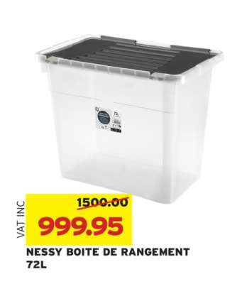 NESSY BOITE DE RANGEMENT 72L