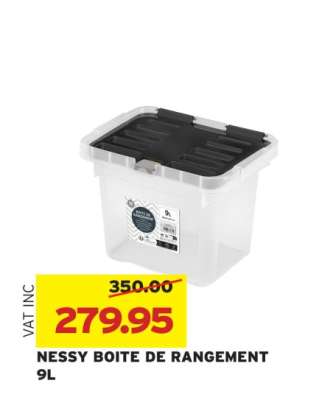 NESSY BOITE DE RANGEMENT 9L