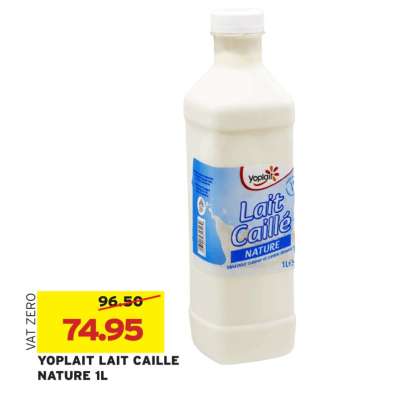 YOPLAIT LAIT CAILLÉ NATURE 1L