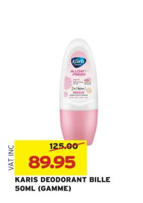 KARIS DEODORANT BILLE 50ML (GAMME)