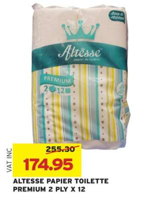 ALTESSE PAPIER TOILETTE PREMIUM 2 PLY X 12