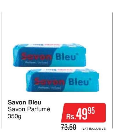 Savon bleu