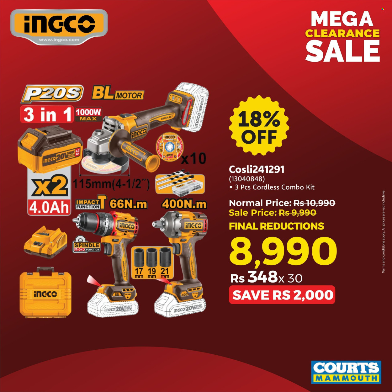 Catalogue Courts Mammouth - 13/03/2026 - 19/03/2026. Page 1