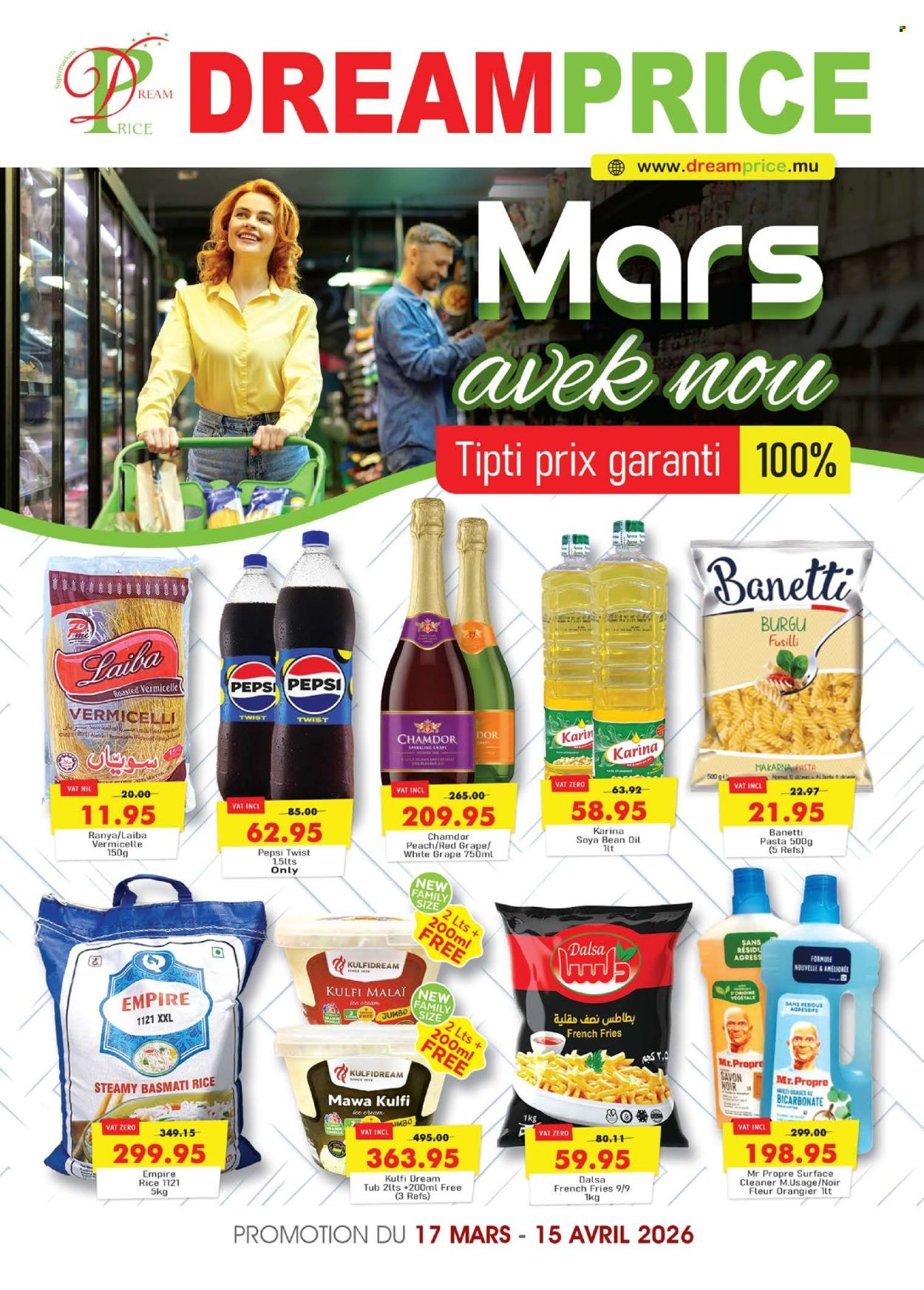Catalogue Dreamprice - 17/03/2026 - 15/04/2026. Page 1