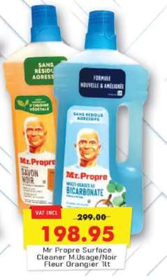 Mr Propre Surface Cleaner M.Usage/Noir Fleur Oranger 1lt