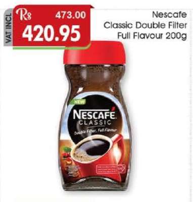 Nescafé Classic Double Filter, Full Flavour 200g