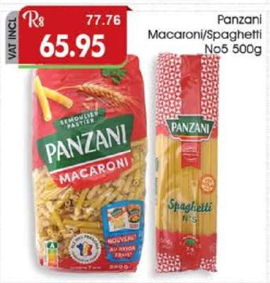Panzani Macaroni/Spaghetti No5 500g