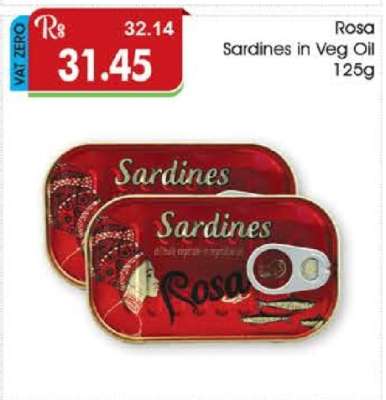 Rosa Sardines in Veg Oil 125g