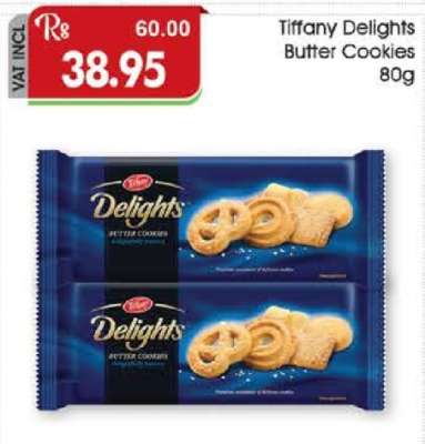 Tiffany Delights Butter Cookies 80g