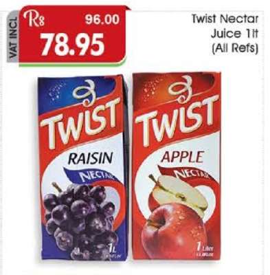 Twist Nectar Juice 1lt (All Refs)