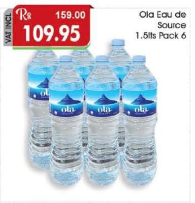Ola Eau de Source 1.5lts (Pack 6)