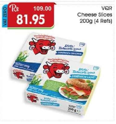 VQR Cheese Slices 200g (4 Refs)