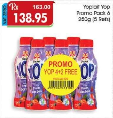 Yoplait Yop Promo Pack 6