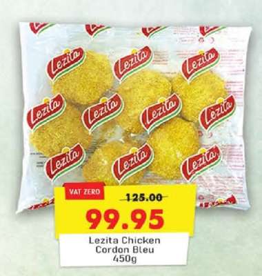 Lezita Chicken Cordon Bleu 450g