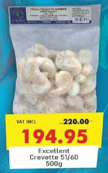 Excellent Crevette 51/60 500g