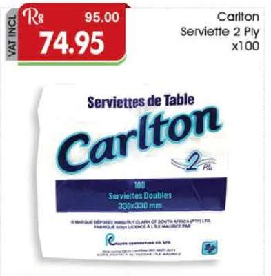 Carlton Serviette 2 Ply x100