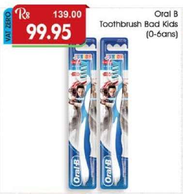 Oral B Toothbrush Bad Kids (0-6ans)