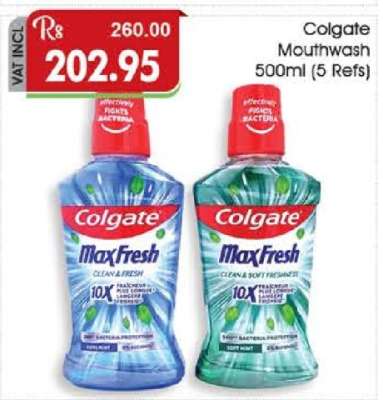 Colgate Mouthwash 500ml (5 Refs)