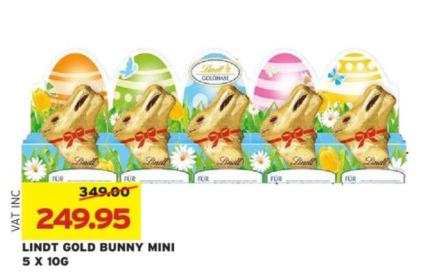 LINDT GOLD BUNNY MINI