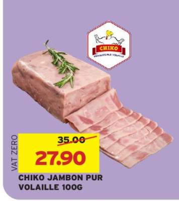 CHIKO JAMBON PUR VOLAILLE 100G