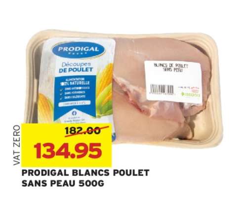 PRODIGAL BLANCS POULET SANS PEAU 500G