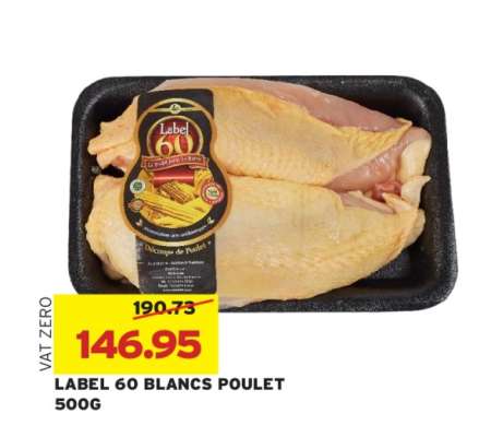 LABEL 60 BLANCS POULET 500G