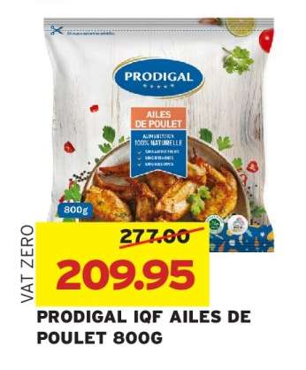 PRODIGAL IQF AILES DE POULET 800G