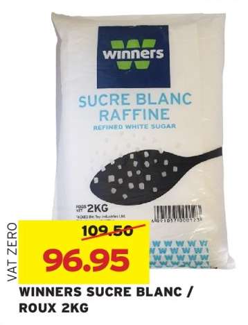 WINNERS SUCRE BLANC / ROUX 2KG