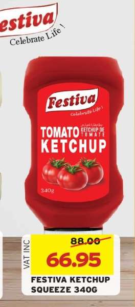 Festiva Ketchup Squeeze 340g