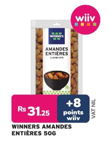 WINNERS AMANDES ENTIÈRES 50G
