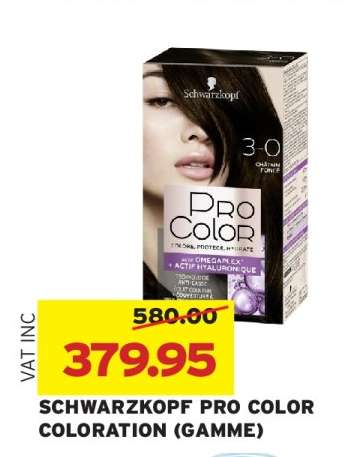 SCHWARZKOPF PRO COLOR COLORATION (GAMME)