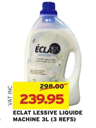 ECLAT LESSIVE LIQUIDE MACHINE 3L (3 REFS)