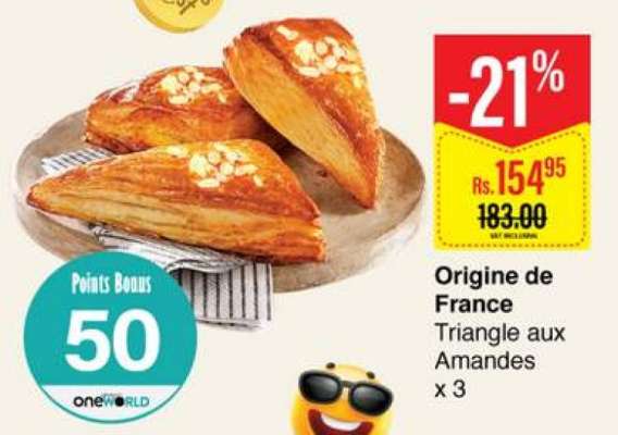 Triangle aux Amandes x 3