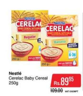 Nestlé Cerelac Baby Cereal
