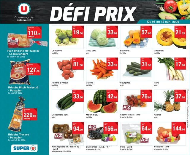 Catalogue Super U - 08/04/2026 - 12/04/2026. Page 1