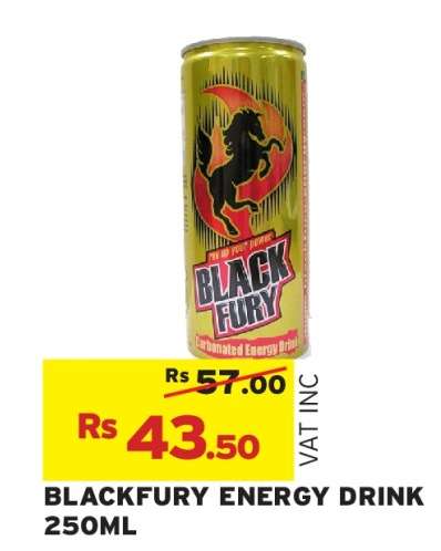 BLACKFURY ENERGY DRINK 250ML