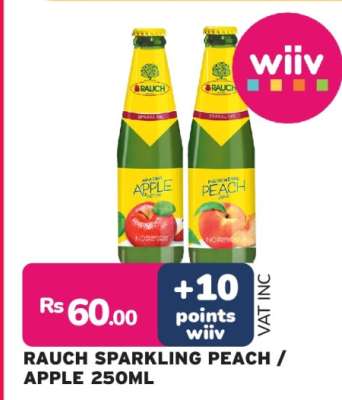 RAUCH SPARKLING PEACH / APPLE 250ML
