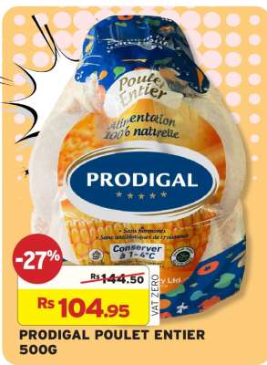 PRODIGAL POULET ENTIER 500G