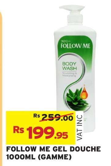 FOLLOW ME GEL DOUCHE 1000ML (GAMME)