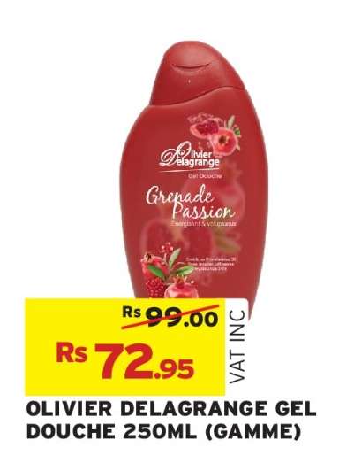 OLIVIER DELAGRANGE GEL DOUCHE 250ML (GAMME)