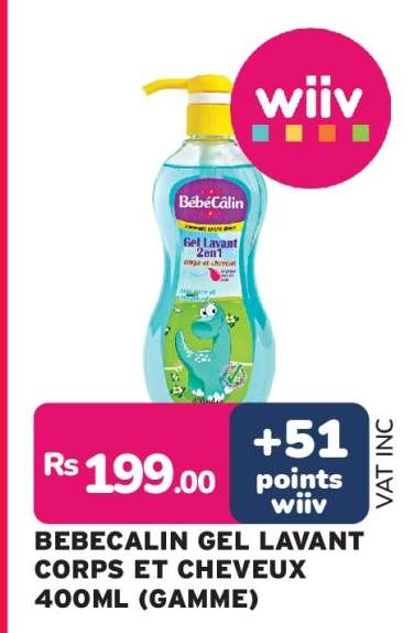 BEBECALIN GEL LAVANT CORPS ET CHEVEUX 400ML (GAMME)