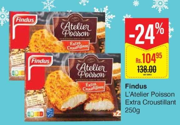 Findus L’Atelier Poisson Extra Croustillant